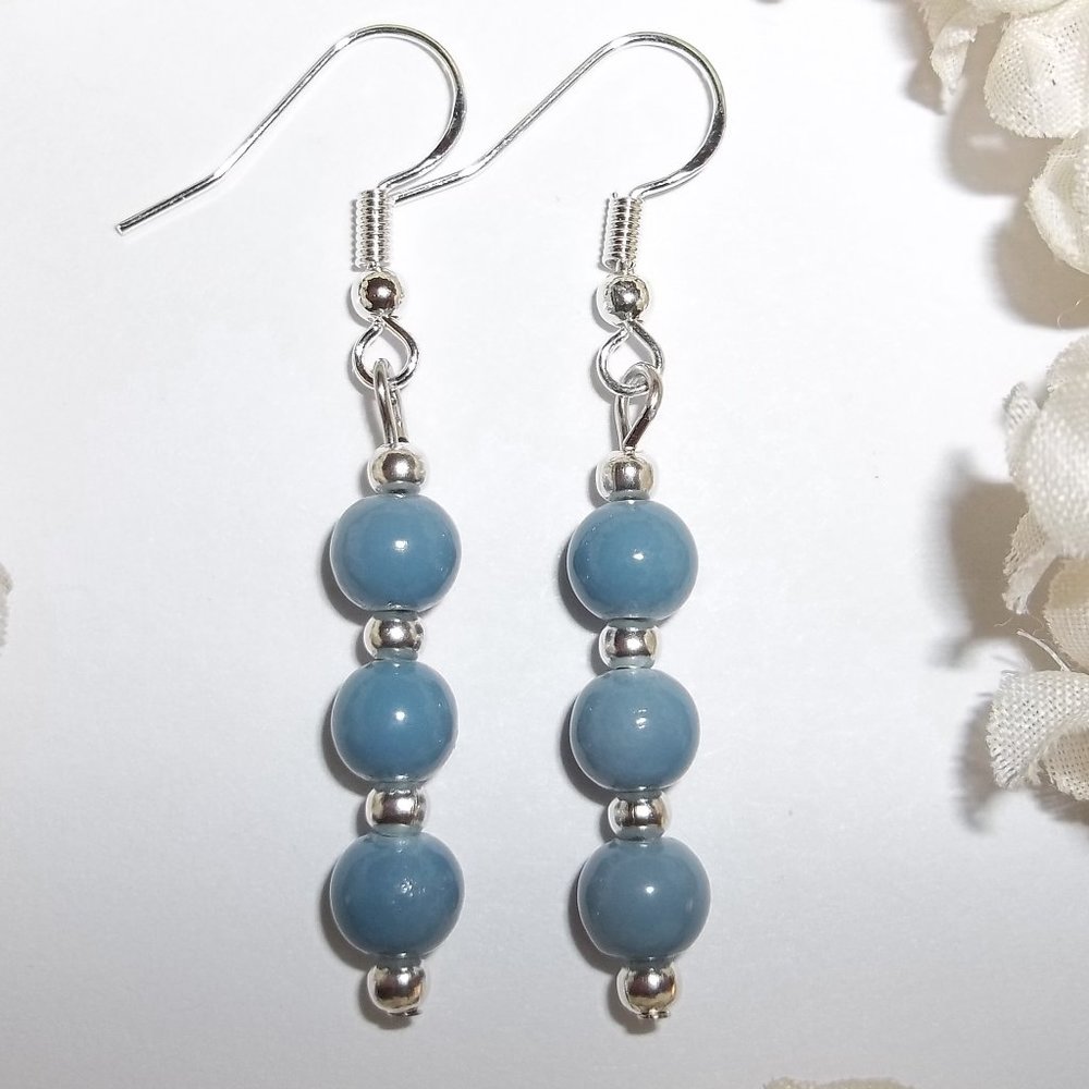 Blue Earring Set Handmade NWT Jewelry for Her 4140